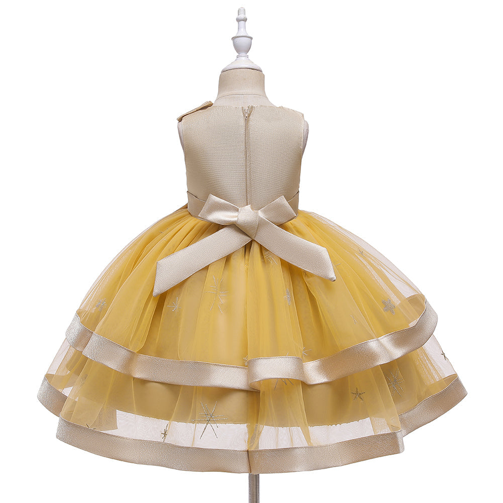 Flower Girl Dresses Kids Princess Wedding Bridesmaid Formal Floral
