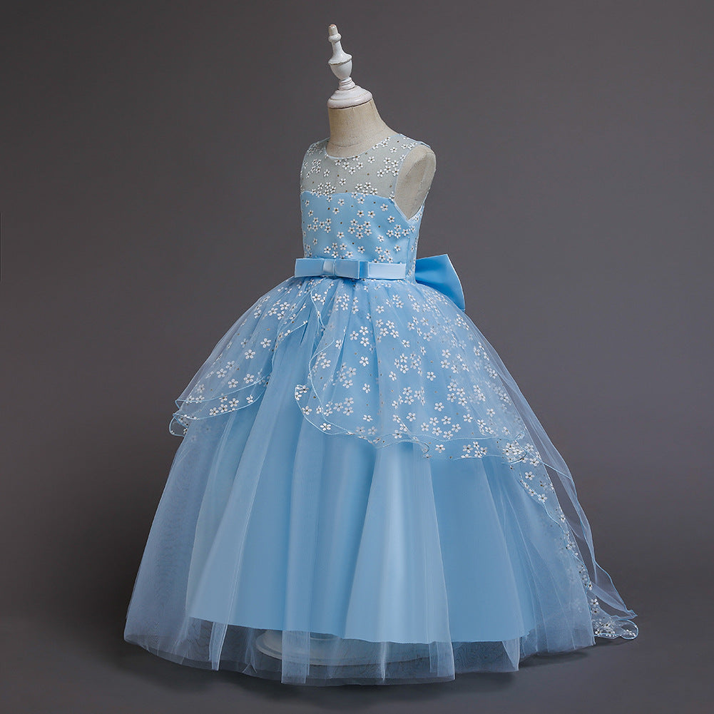 Flower Girl Dresses Wedding Formal Ball Gown For Birthday Holiday Party Bridesmaid