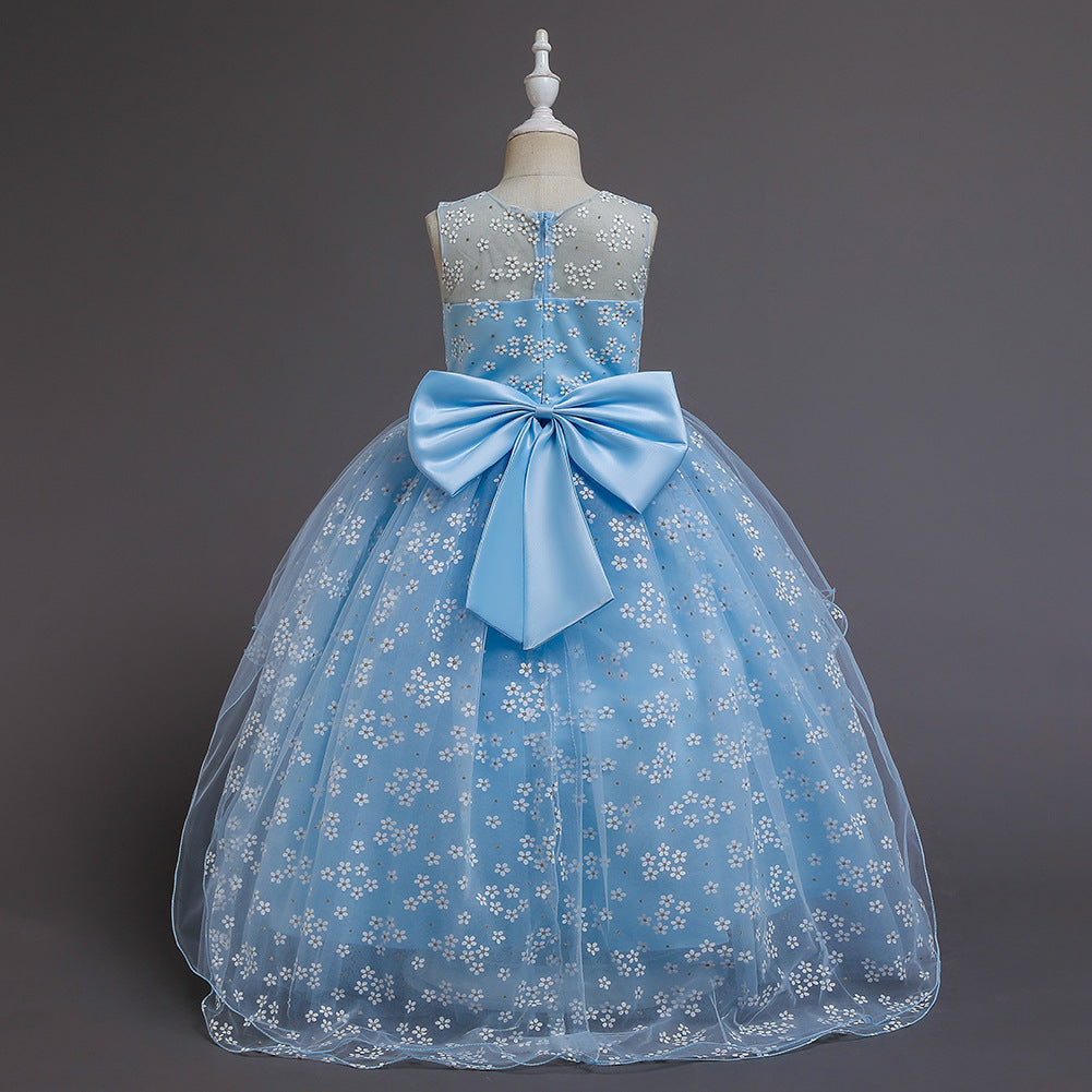 Flower Girl Dresses Wedding Formal Ball Gown For Birthday Holiday Party Bridesmaid