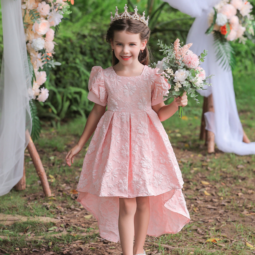 Flower Girl Dress  Birthday Holiday Wedding Dresses Trailing Princess Party