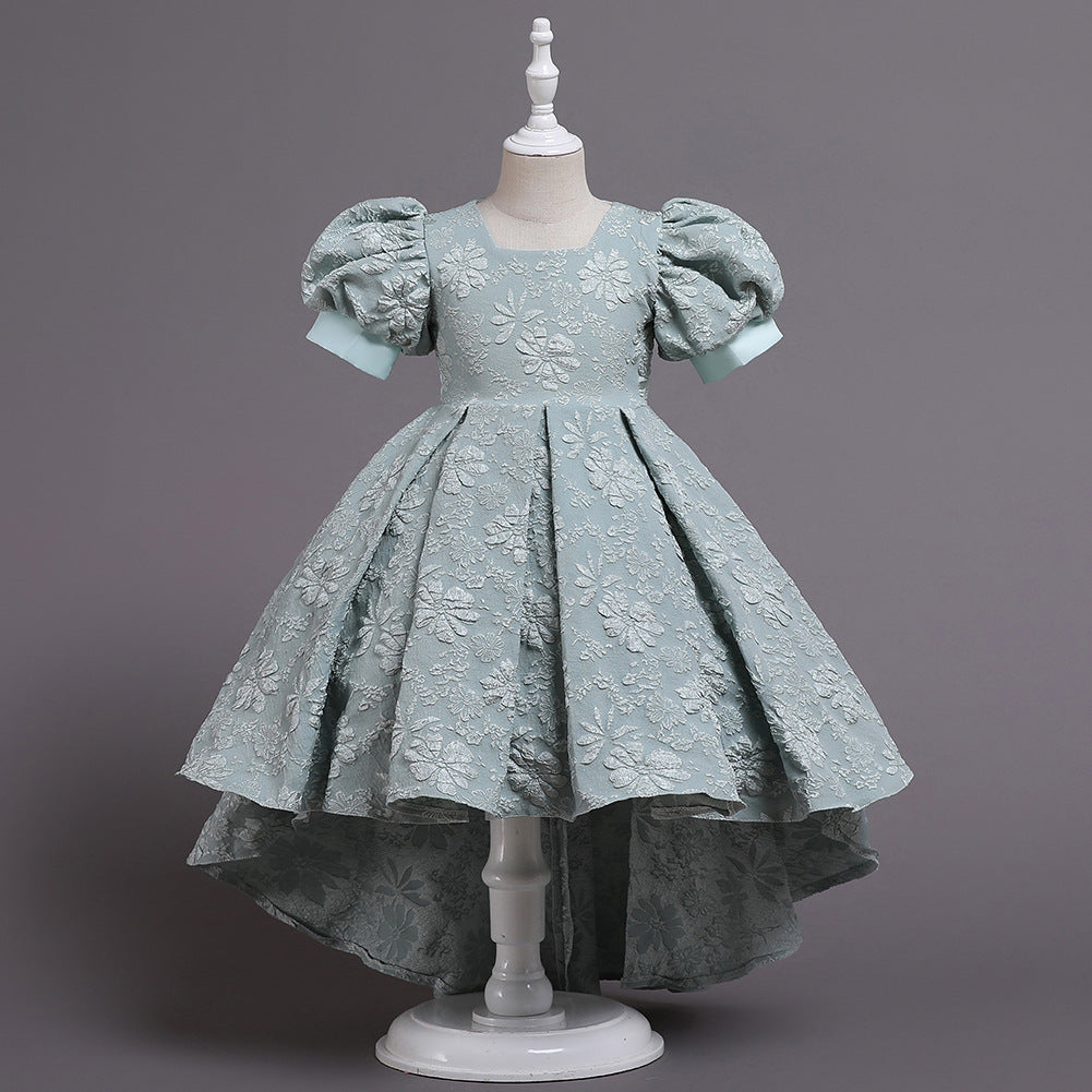 Flower Girl Dress  Birthday Holiday Wedding Dresses Trailing Princess Party