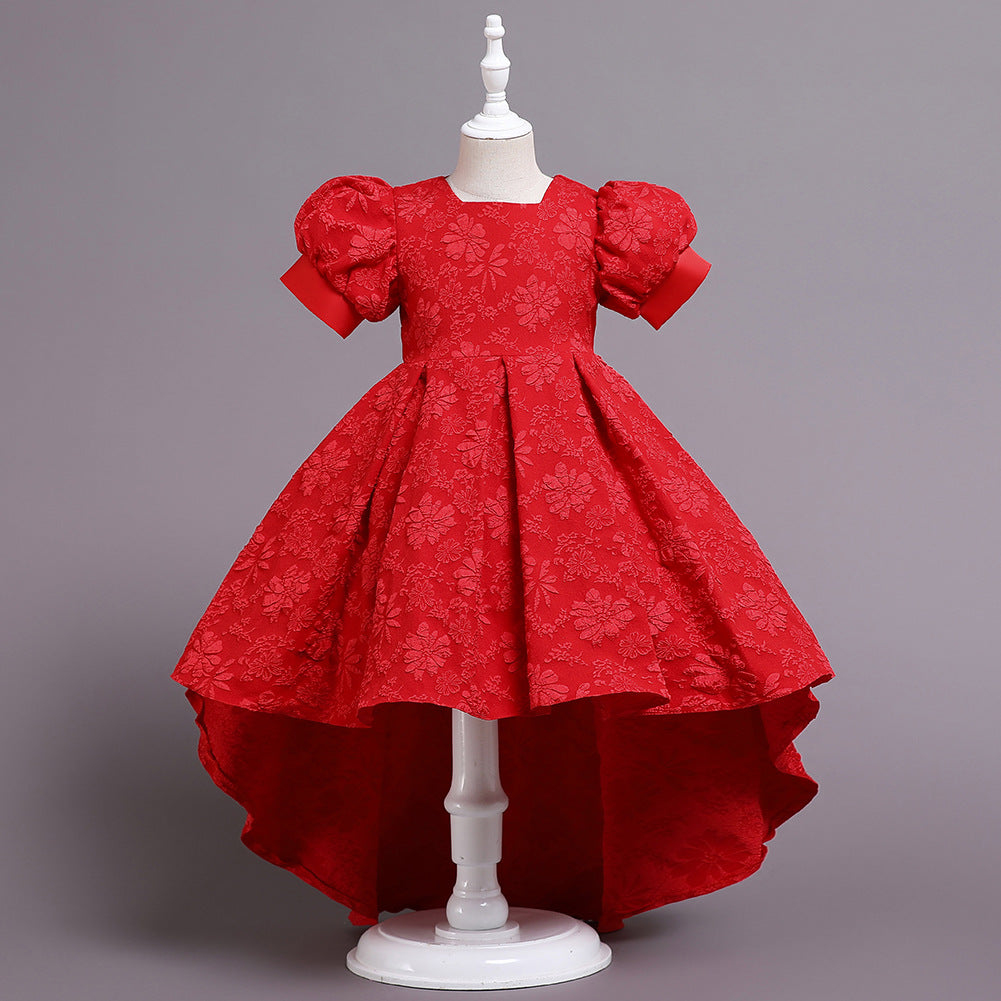 Flower Girl Dress  Birthday Holiday Wedding Dresses Trailing Princess Party