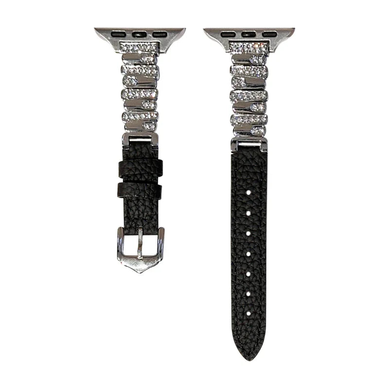 Irregular Leather Strap For Apple Watch