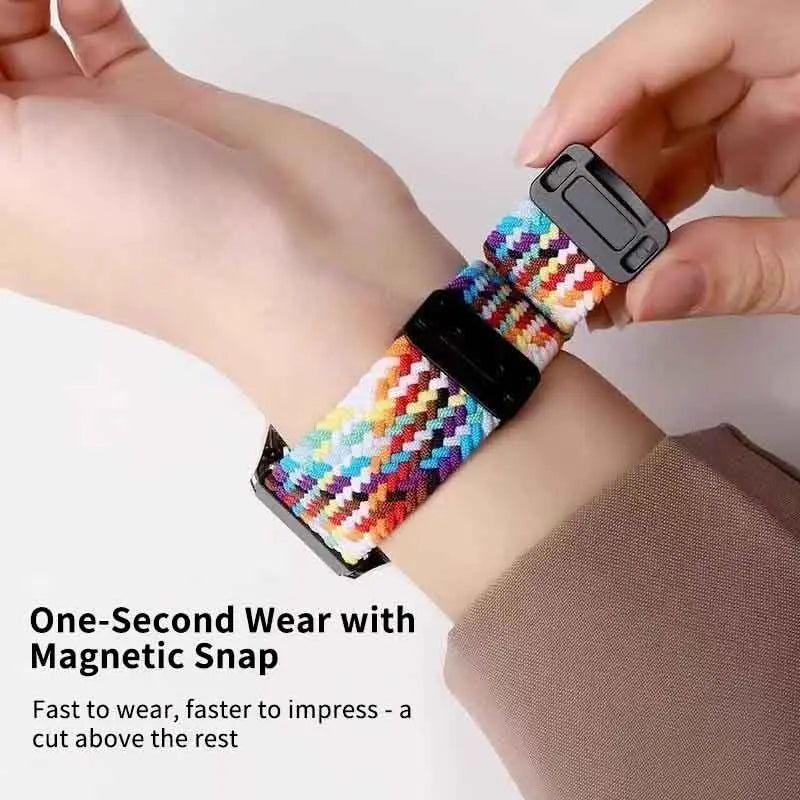 Nylon Braided Magnetic Buckle