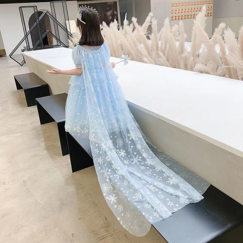 Frozen Elsa Anna New Girl Costume Dress Cosplay Party Holiday Wedding Dress