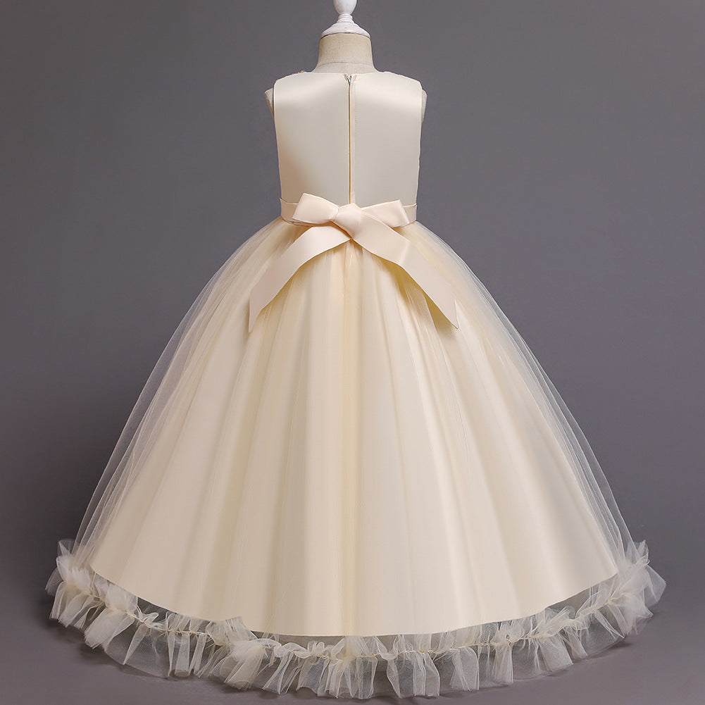 Flower Girl Dress Princess Dress Formal Sequins Wedding Birthday Costume Party Holiday