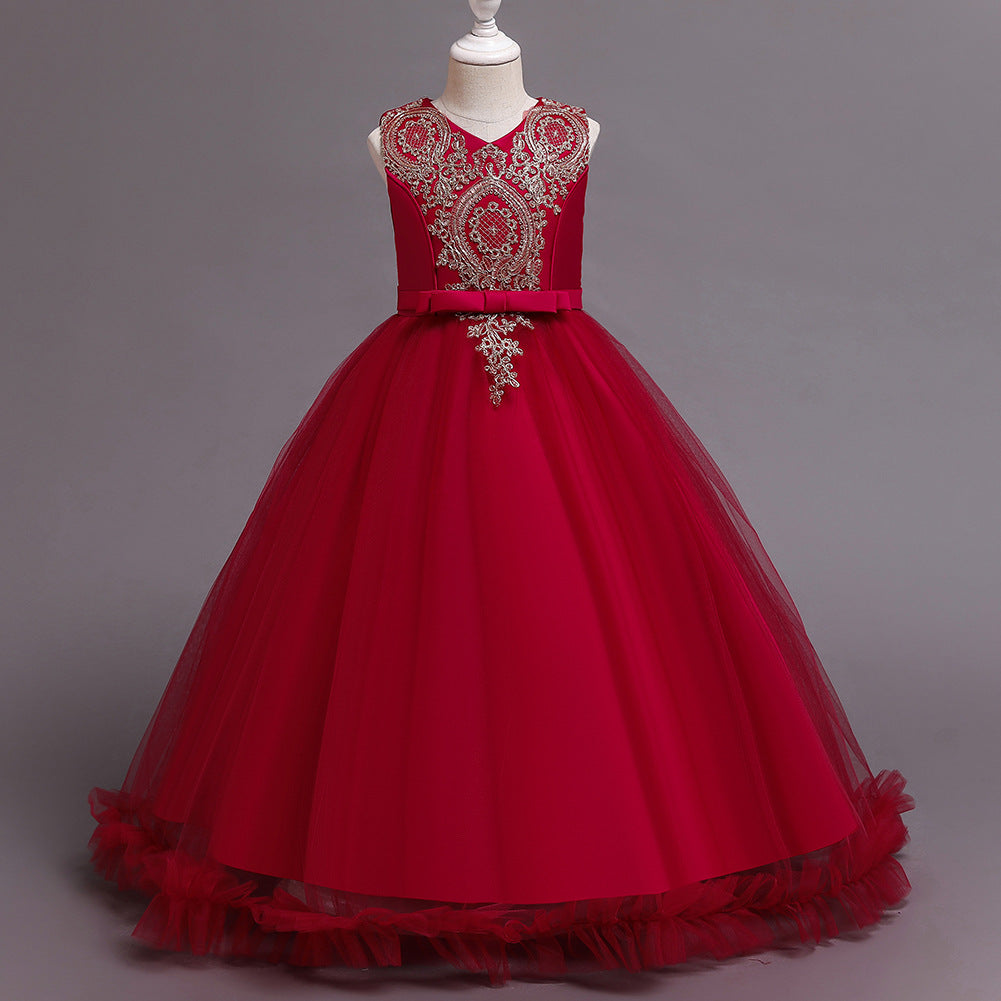 Flower Girl Dress Princess Dress Formal Sequins Wedding Birthday Costume Party Holiday