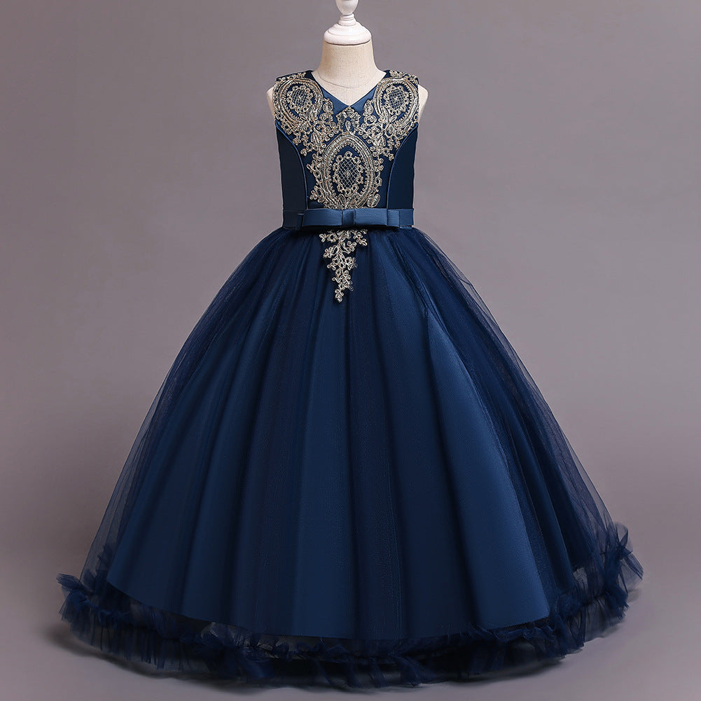 Flower Girl Dress Princess Dress Formal Sequins Wedding Birthday Costume Party Holiday