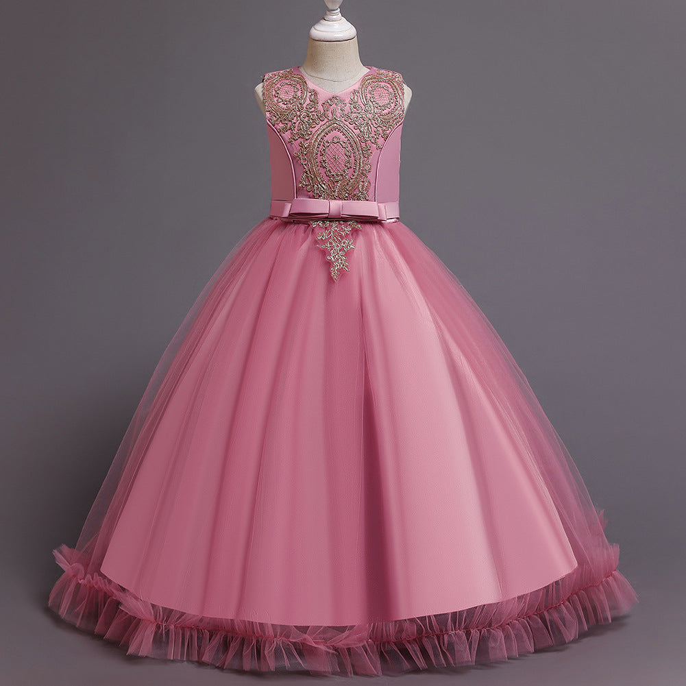 Flower Girl Dress Princess Dress Formal Sequins Wedding Birthday Costume Party Holiday
