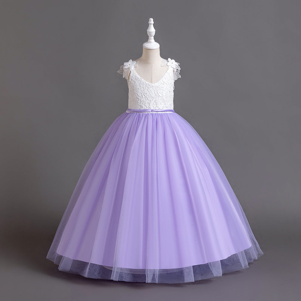Flower Girl Dress Princess Dress Birthday Costume Party Holiday Wedding