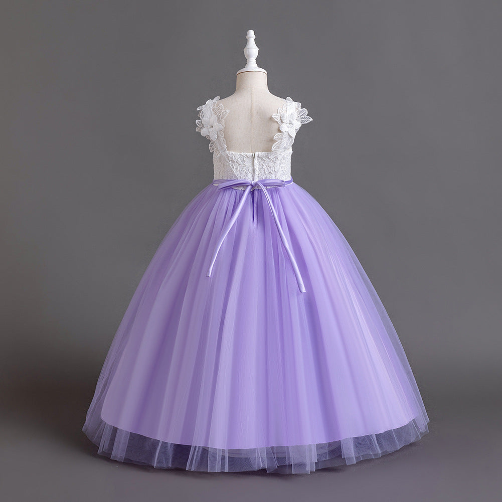 Flower Girl Dress Princess Dress Birthday Costume Party Holiday Wedding