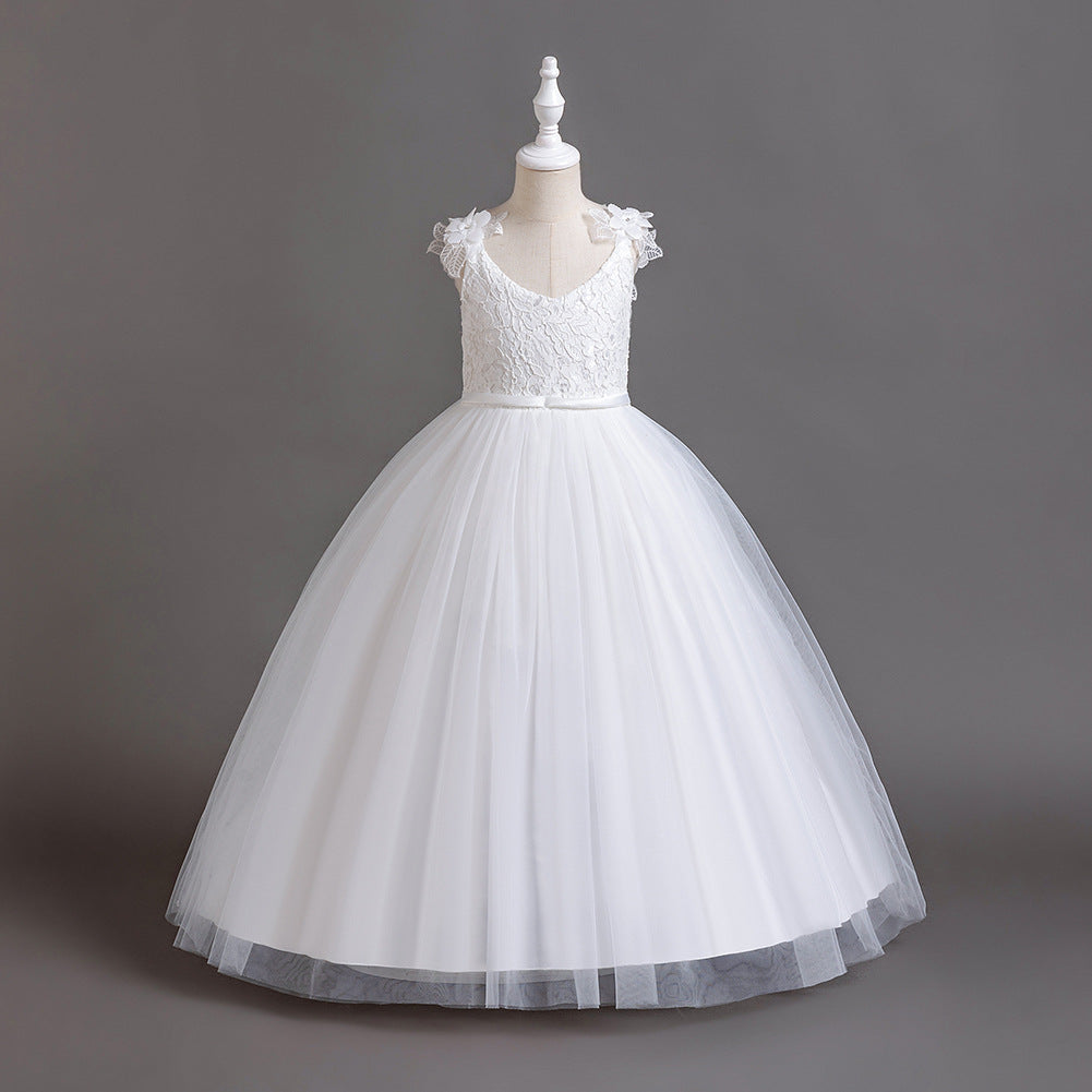 Flower Girl Dress Princess Dress Birthday Costume Party Holiday Wedding