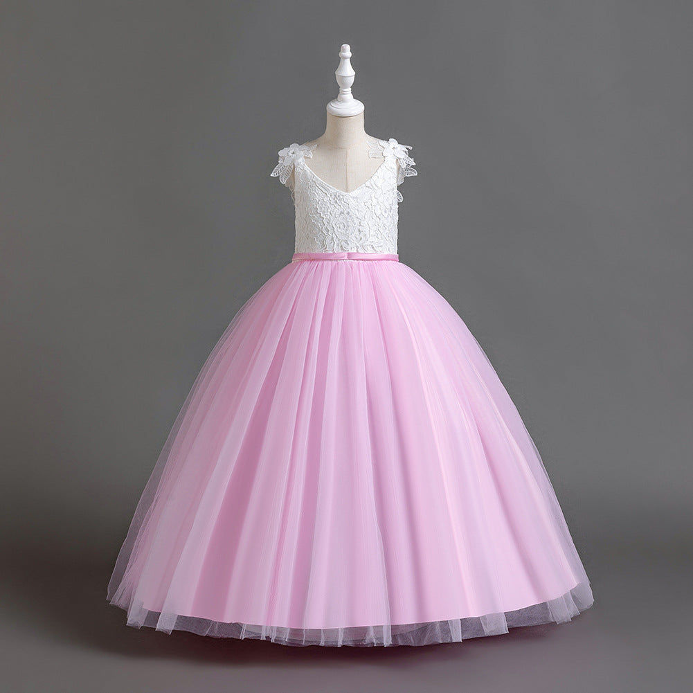 Flower Girl Dress Princess Dress Birthday Costume Party Holiday Wedding