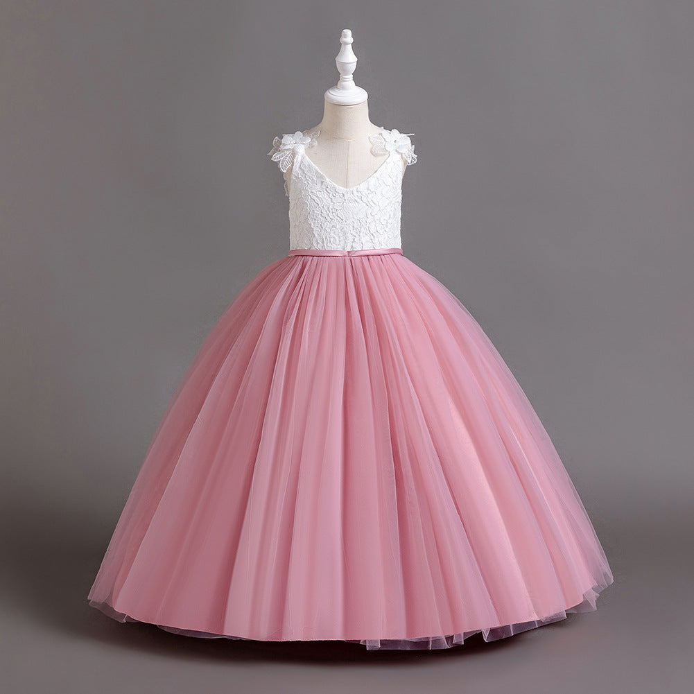 Flower Girl Dress Princess Dress Birthday Costume Party Holiday Wedding