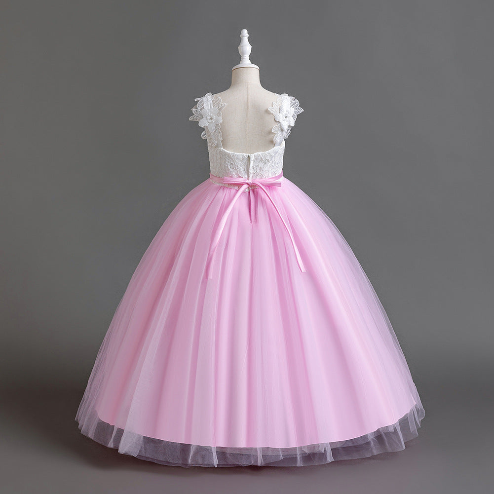 Flower Girl Dress Princess Dress Birthday Costume Party Holiday Wedding