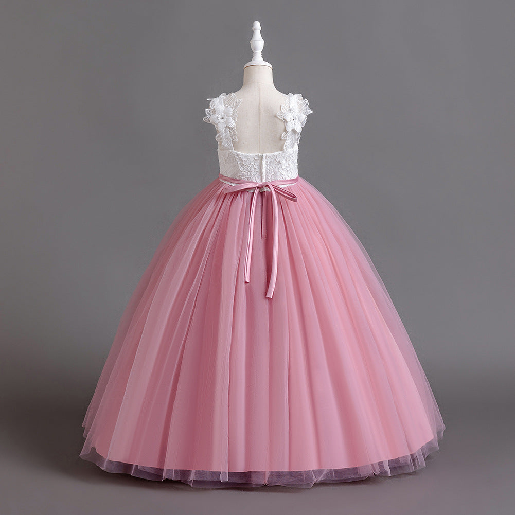 Flower Girl Dress Princess Dress Birthday Costume Party Holiday Wedding