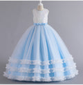Flower Girl Dress Sequins Wedding Princess Dress Birthday Party Holiday Ball Gown