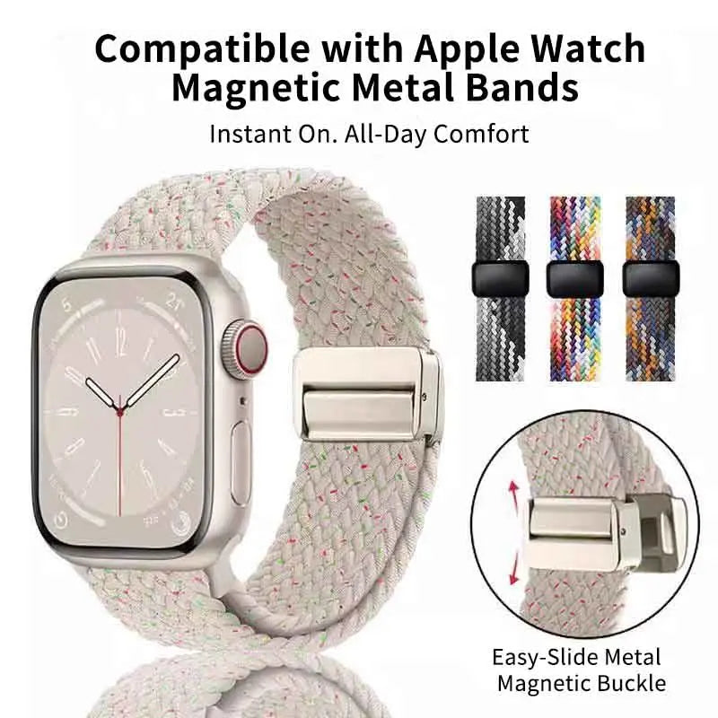 Nylon Braided Magnetic Buckle