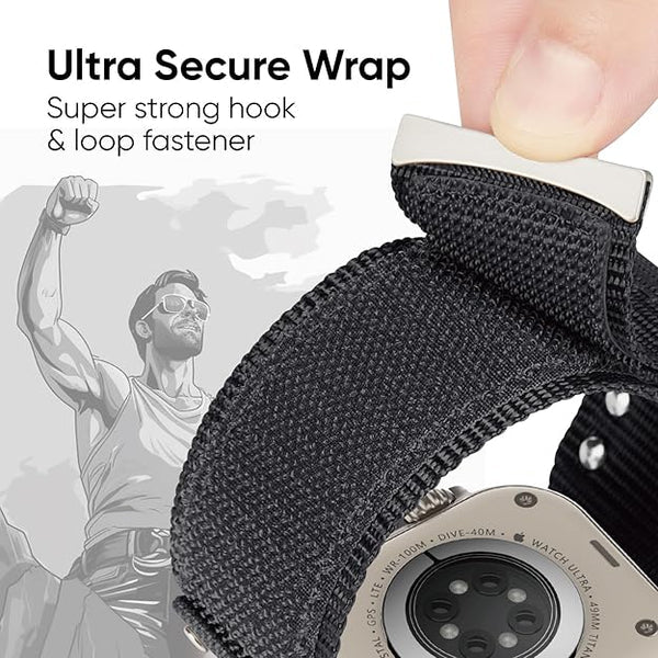 Ultra Wide Nylon Sport Strap