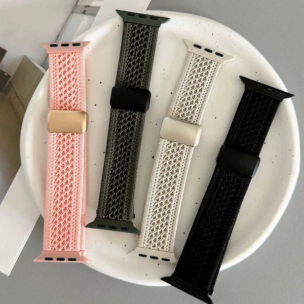 Braided Mesh Nylon Loop with Magnetic Clasp