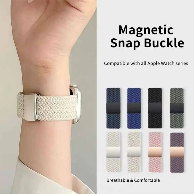 Nylon Braided Magnetic Buckle