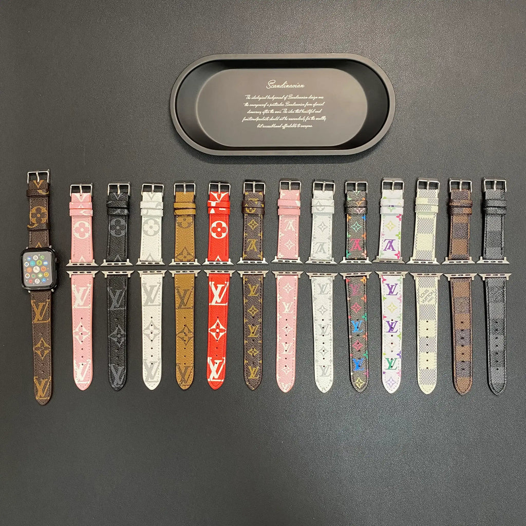 Luxury Leather Band for Apple Watch