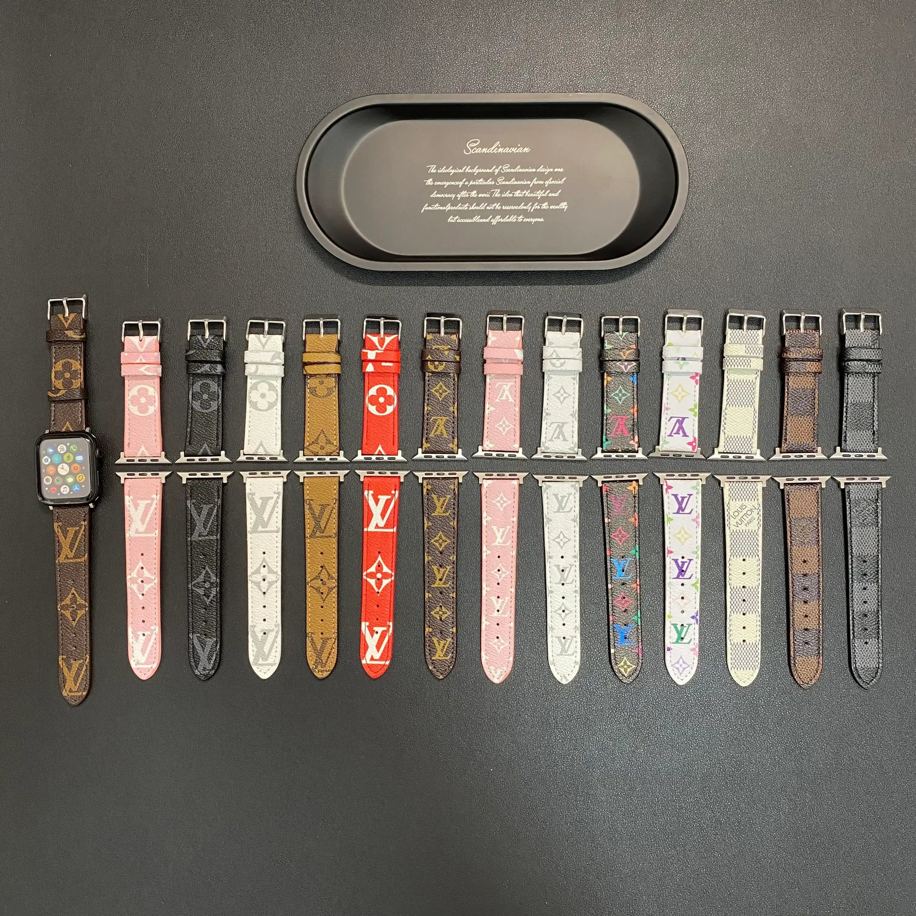 Luxury Leather Band for Apple Watch