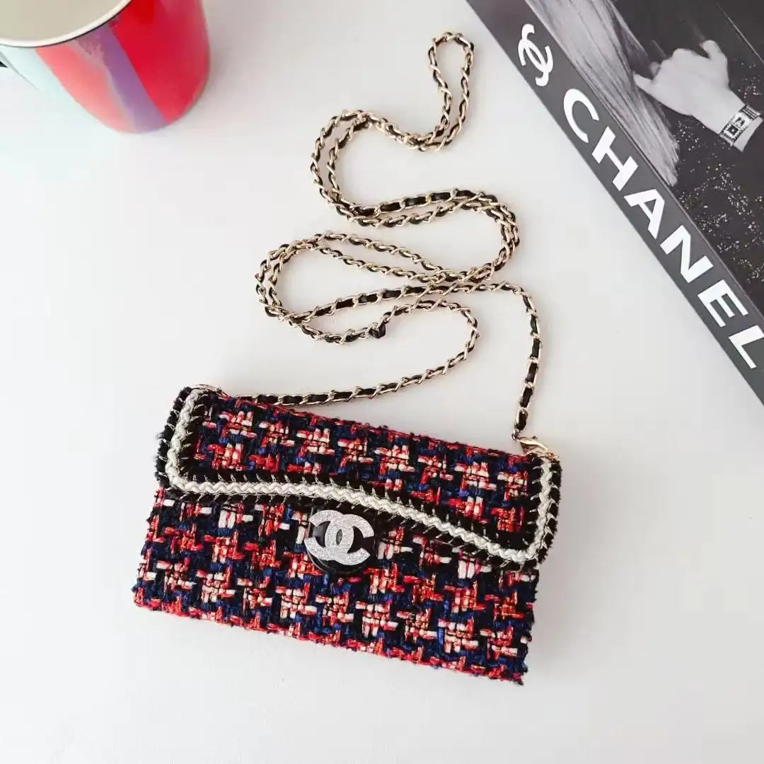 CC Monogram Leather iPhone Case Bag