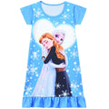 Frozen Elsa Anna Nightgown Nightdress Pajamas For Girls