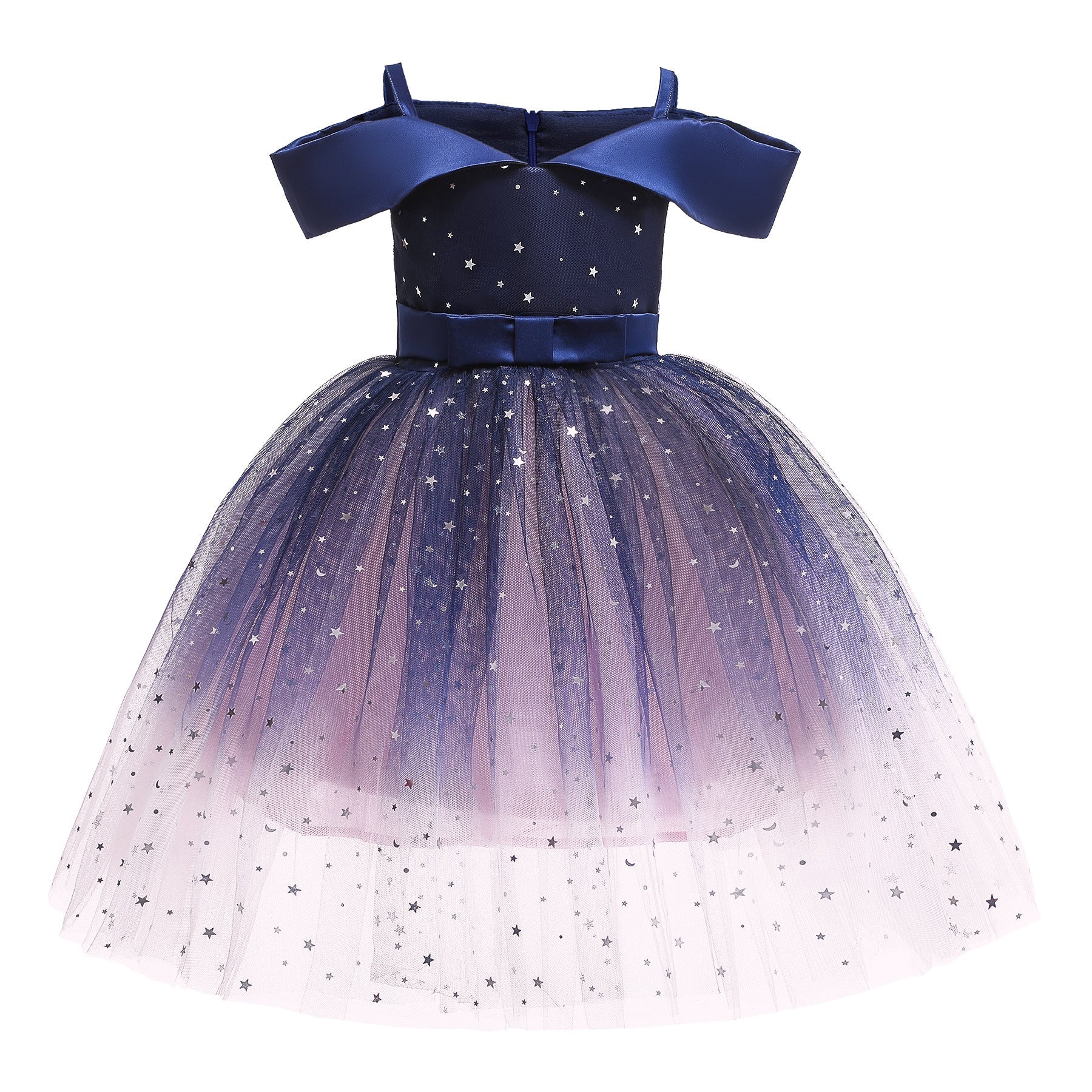Frozen 2 Inspired Sequins Star Costume Princess Elsa Dress for Girls