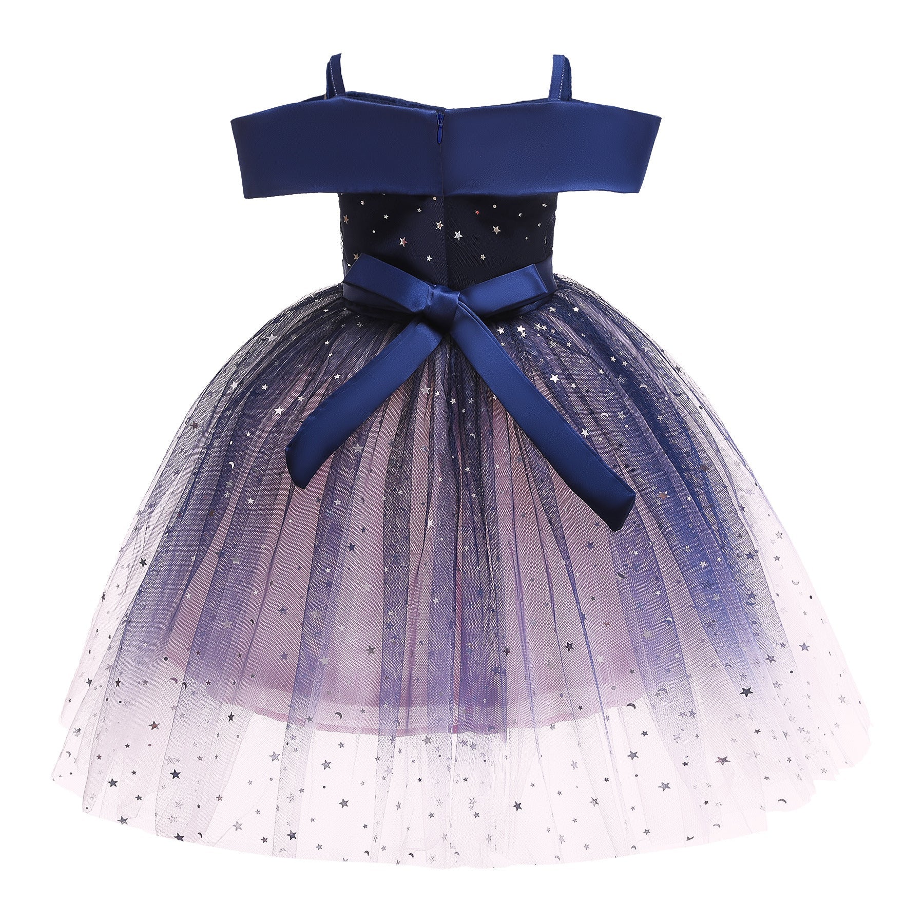 Frozen 2 Inspired Sequins Star Costume Princess Elsa Dress for Girls