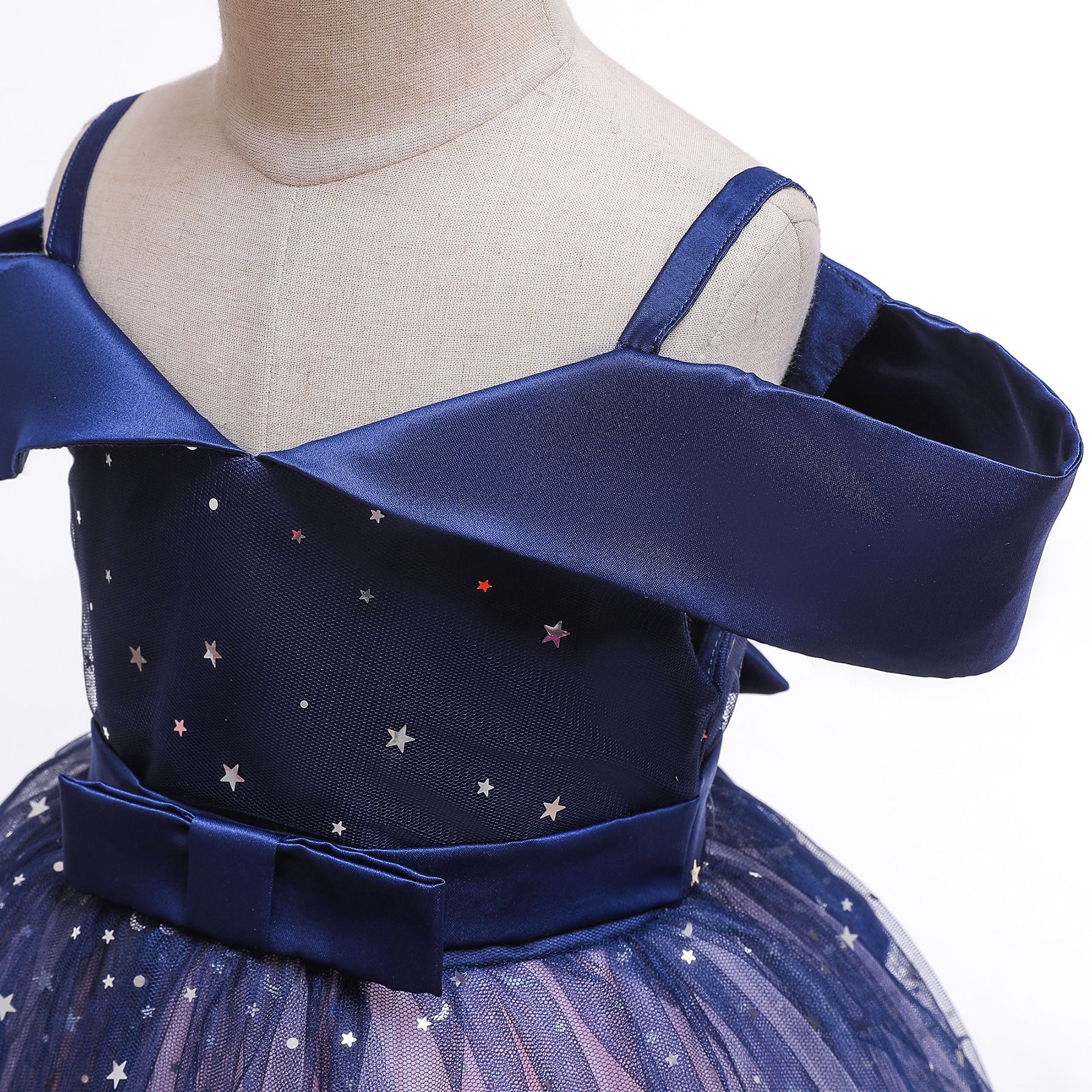 Frozen 2 Inspired Sequins Star Costume Princess Elsa Dress for Girls