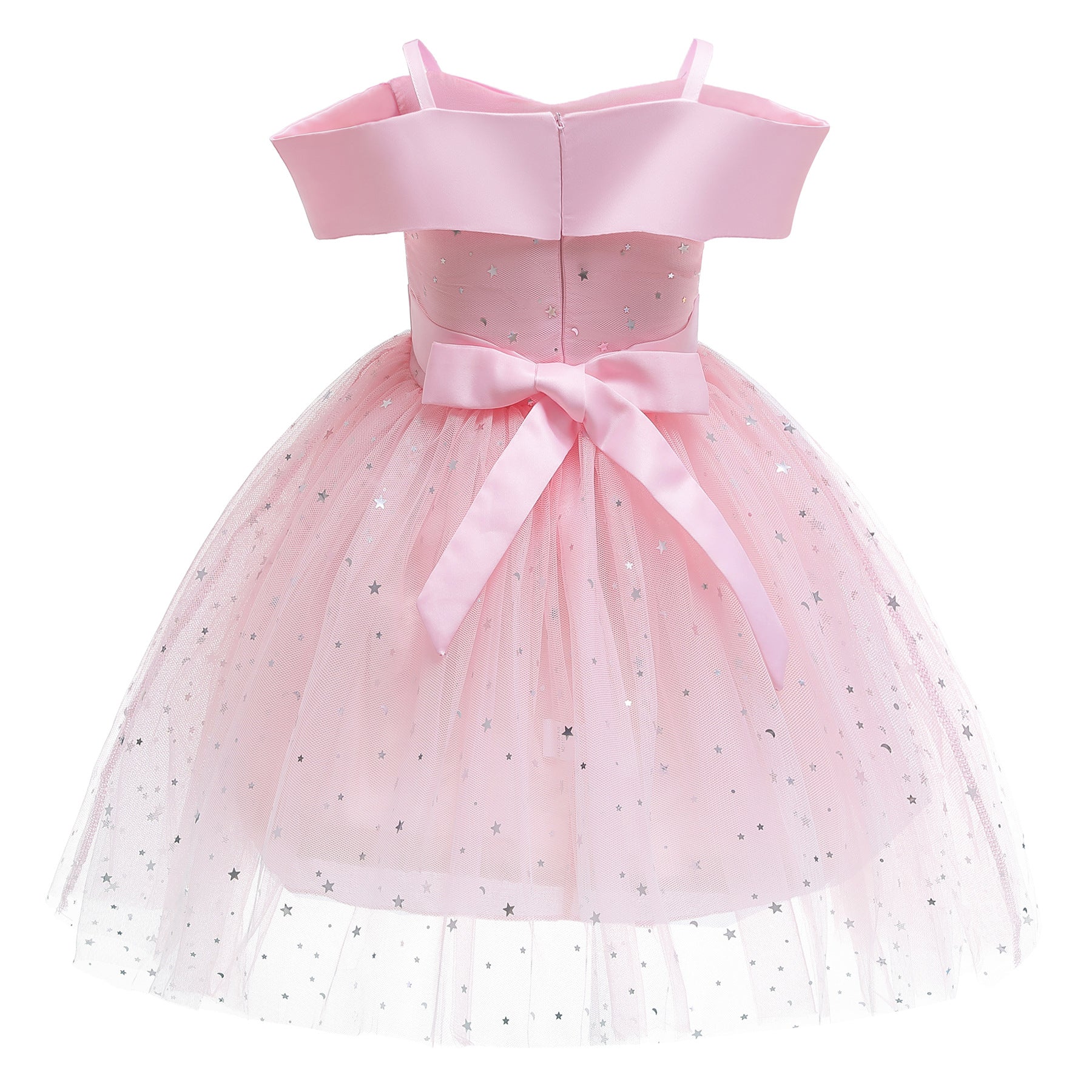 Frozen 2 Inspired Sequins Star Costume Princess Elsa Dress for Girls
