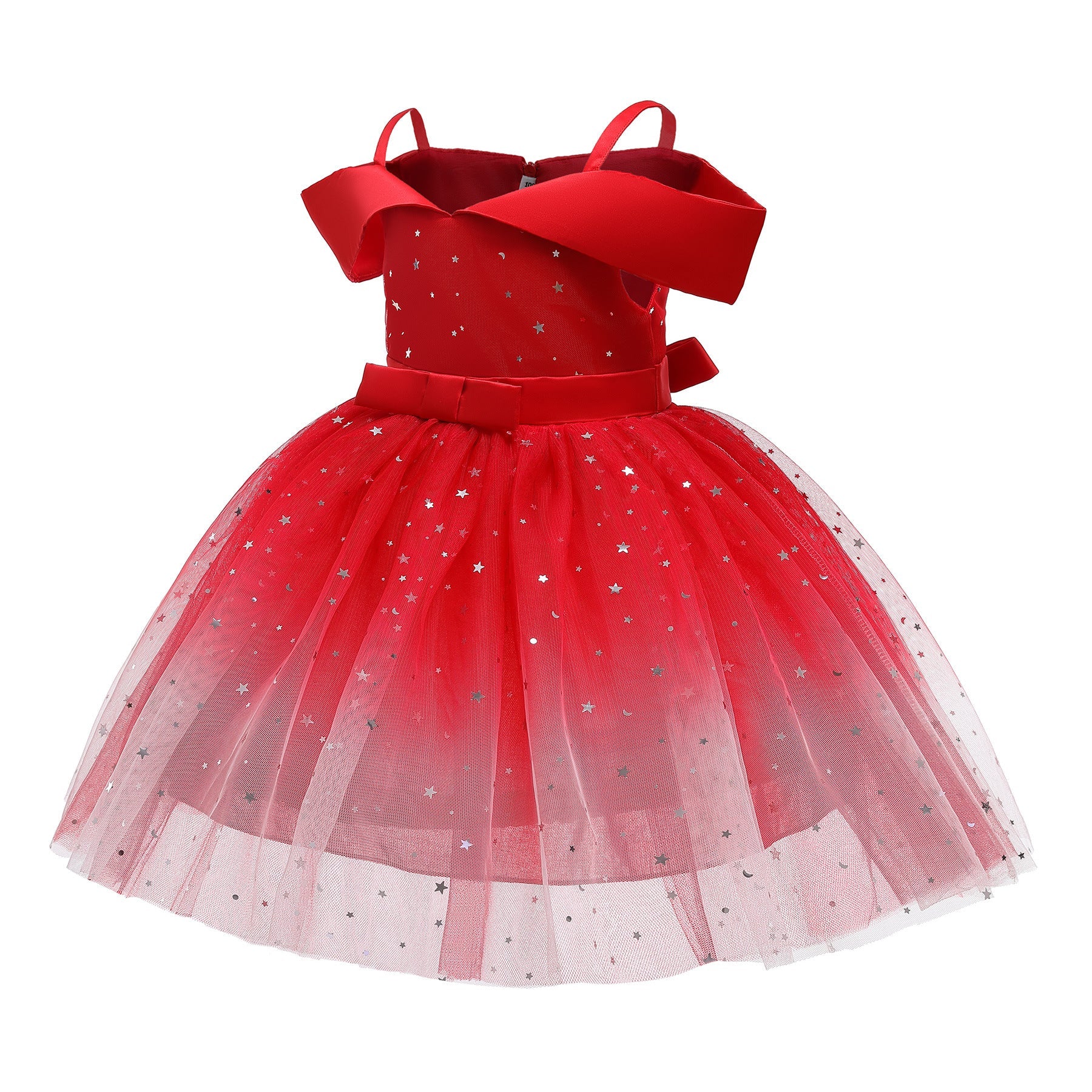 Frozen 2 Inspired Sequins Star Costume Princess Elsa Dress for Girls