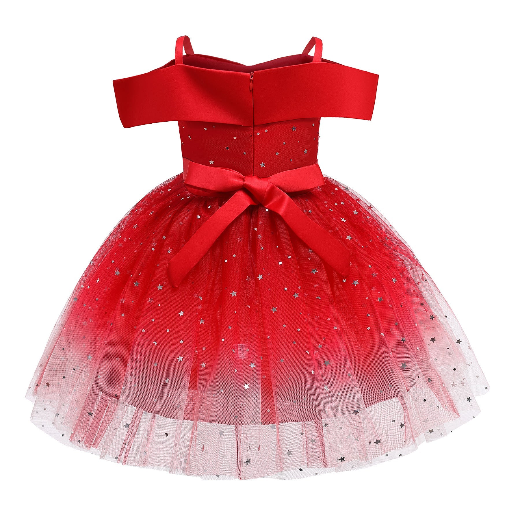 Frozen 2 Inspired Sequins Star Costume Princess Elsa Dress for Girls