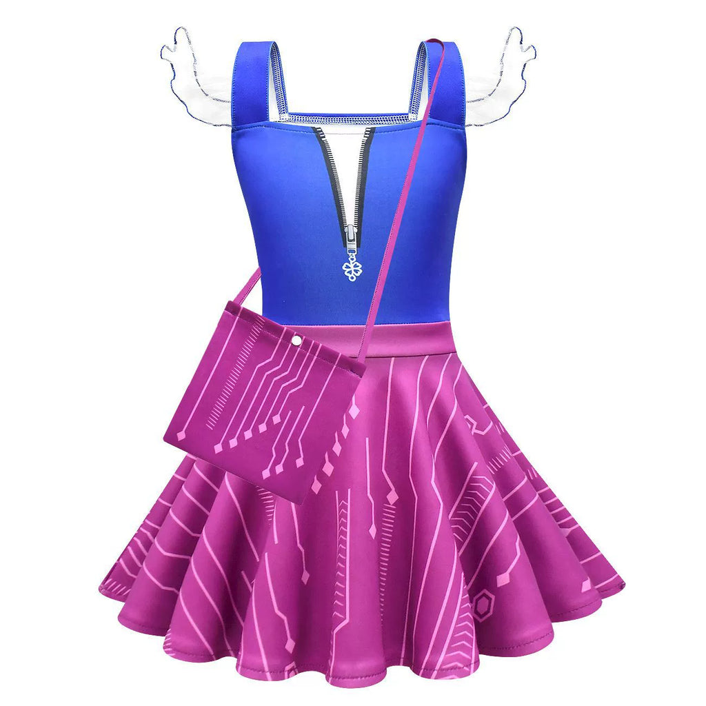 New Zombies 4 Addison Cosplay Halloween  Costume Dress