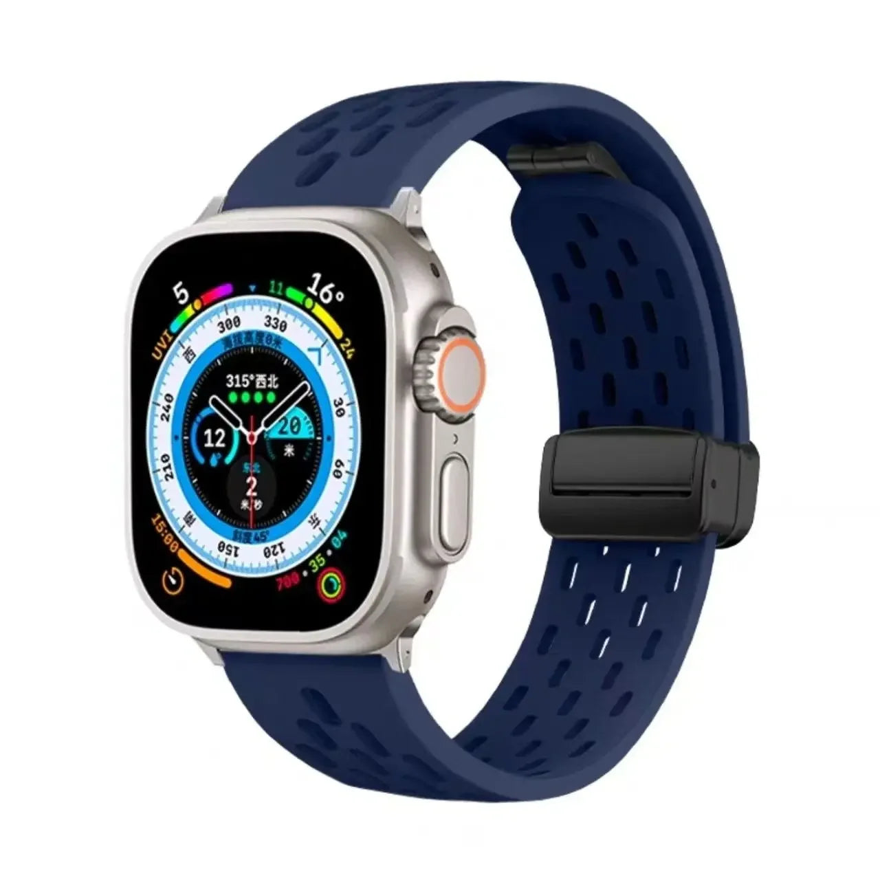 Folding Clasp Sports Silicone Strap