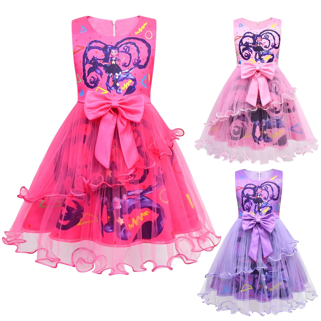 Bobi Time Lily New Girl Costume Dress Bobi 5 Lily Cosplay Party Holiday