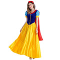 Snow White Costume Woman Cosplay Halloween With Cape