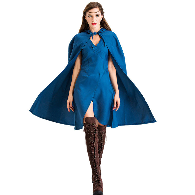 Game of Thrones Women Daenerys Targaryen Halloween Costume Adult Cosplay Dress