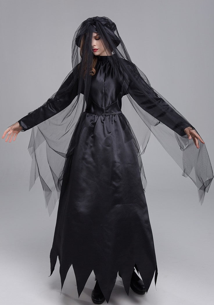 Women Ghost Bride Zombie Bride Ghost Lady Apricot Lady Drag Cosplay Costume