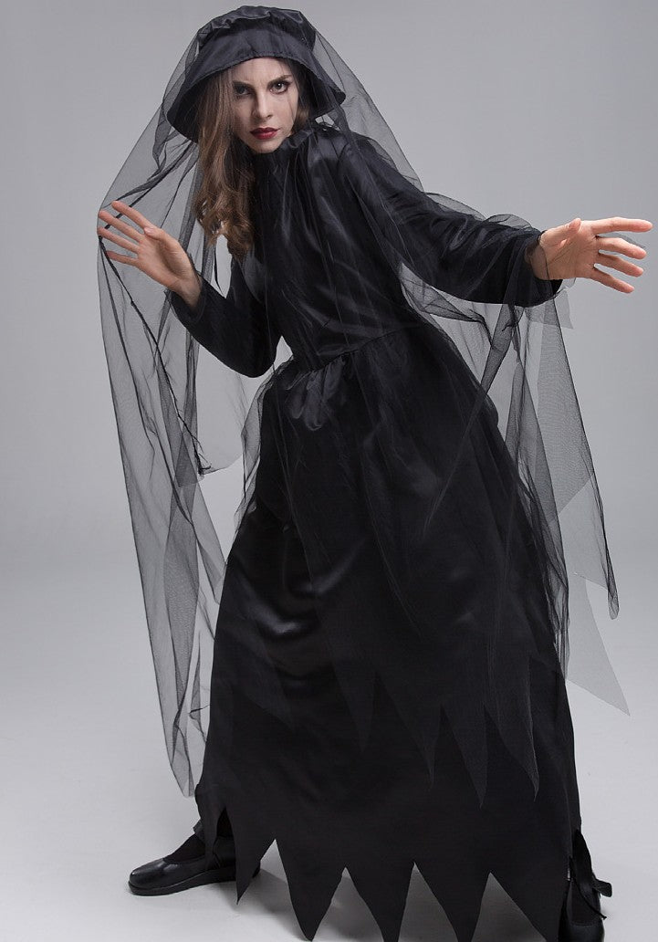 Women Ghost Bride Zombie Bride Ghost Lady Apricot Lady Drag Cosplay Costume