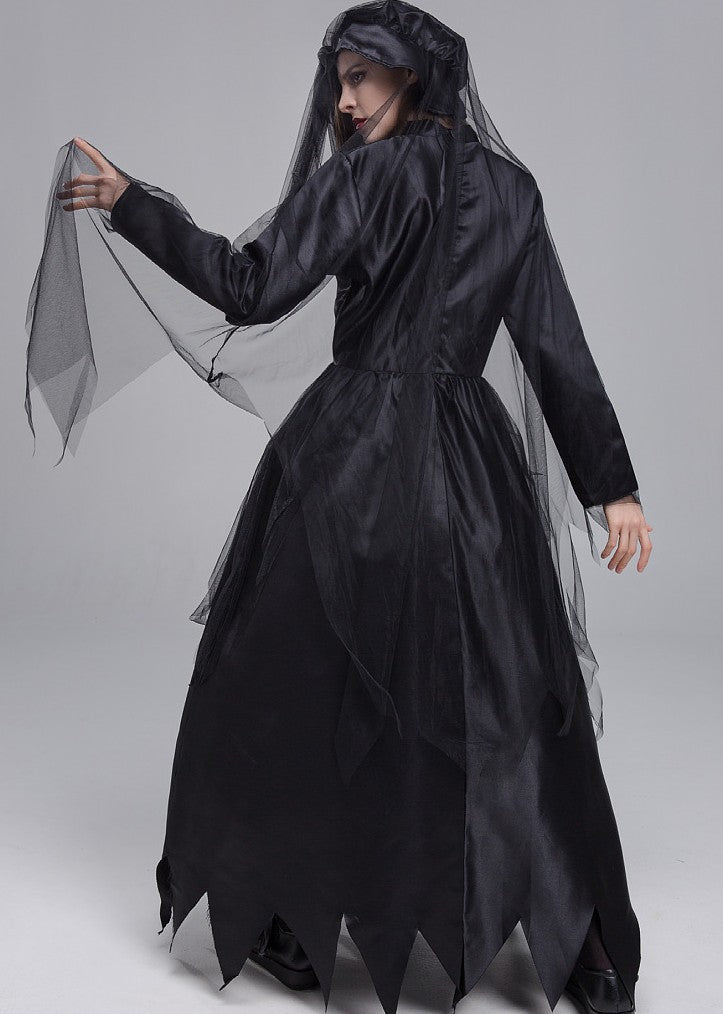 Women Ghost Bride Zombie Bride Ghost Lady Apricot Lady Drag Cosplay Costume