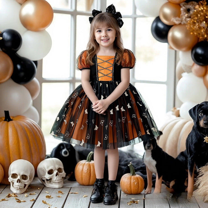 Witch Cosplay New Girl Costume Dress For Party Holiday Halloween Masquerade