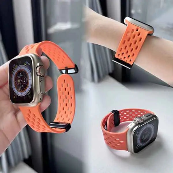 Folding Clasp Sports Silicone Strap