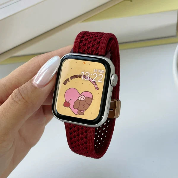 Braided Mesh Nylon Loop with Magnetic Clasp