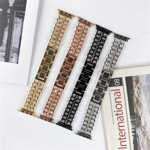Double Chain Apple Watch Strap