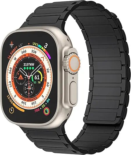 Silicone magnetic loop watch band