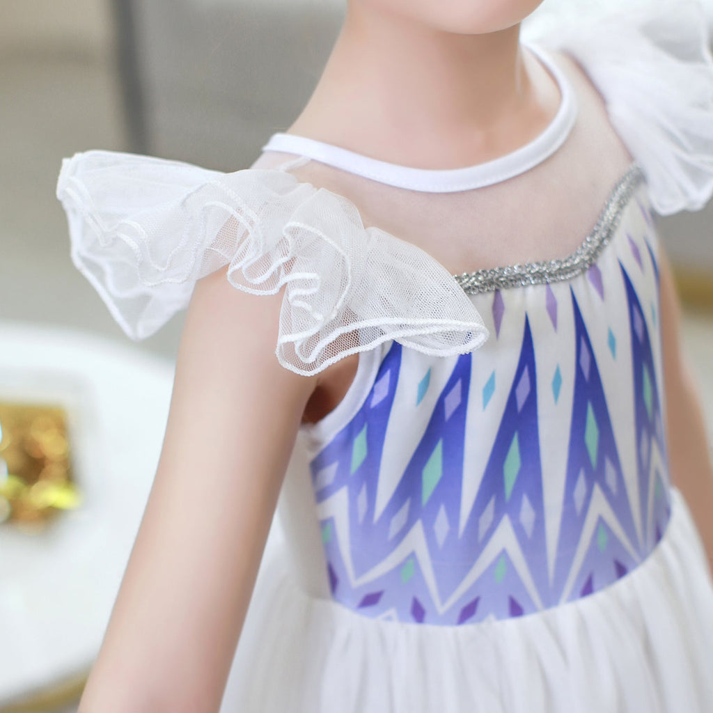 Frozen 2 Elsa Princess Girl Costume Dresses For Holiday Party