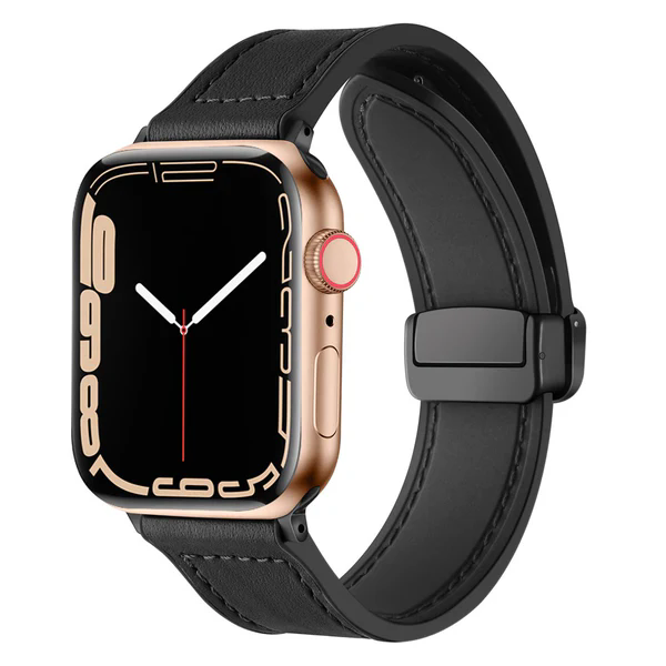 Silicone Magnetic Leather Strap